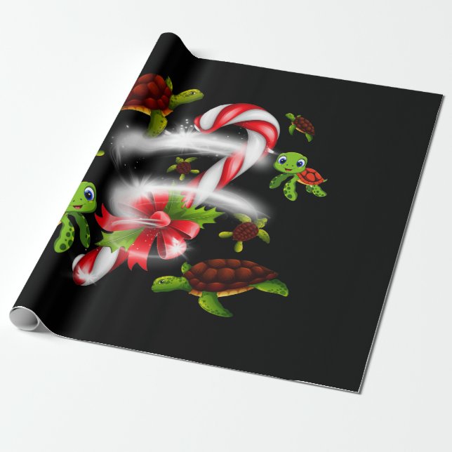 Schildkröte| Nur ein Mädchen, das Schildkröten  Geschenkpapier (Ungerollt)