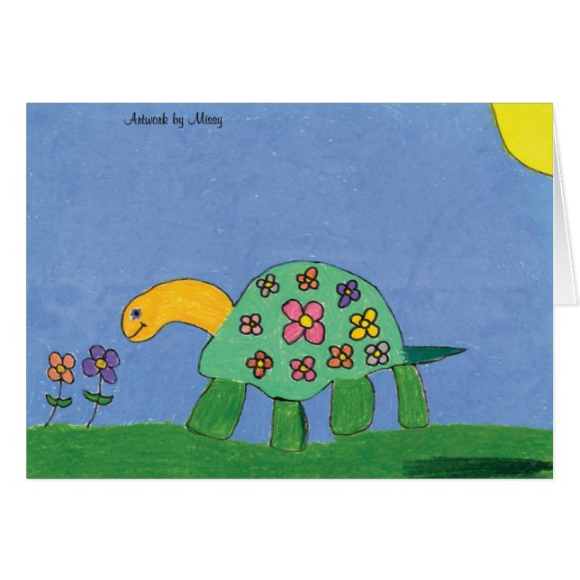 Schildkröte-Power-Karte (Vorderseite (Horizontal))