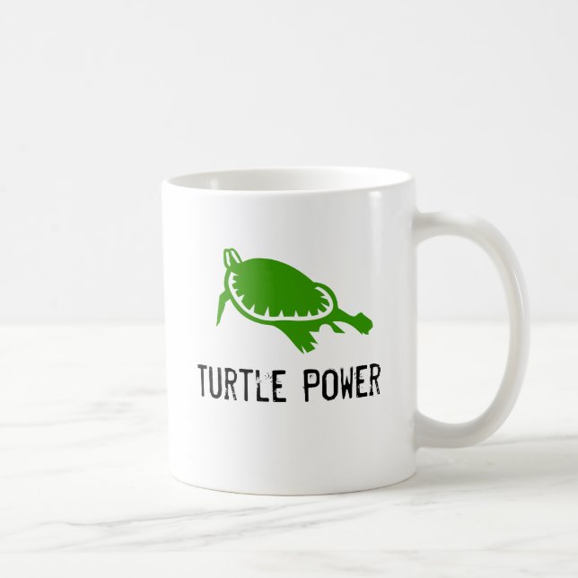 Schildkröte-Power-Tasse Tasse (Rechts)