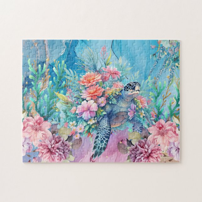 Schildkröte Puzzle (Horizontal)