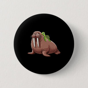 Schildkröte Reitendes Walross Kostüm Meerestier Li Button