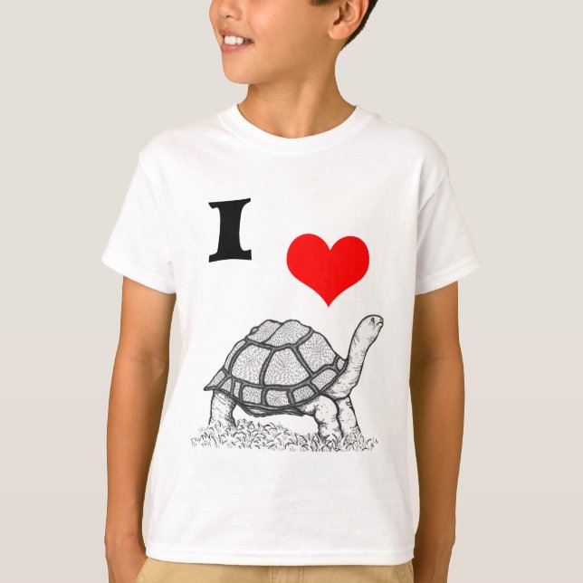 Schildkröte scherzt T-Shirt (Vorderseite)