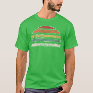 Schildkröte Sonnenuntergang 70er Tierfreund T-Shirt