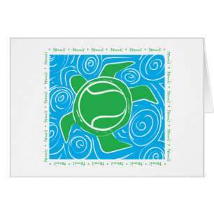 Schildkröte-Strand-Tennis