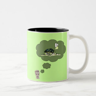 Schildkröte-Tasse Zweifarbige Tasse