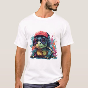 Schildkröte Tier Kunst Ich cool süße Schildkröte K T-Shirt