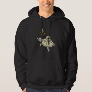 Schildkröte u. Schnecke Weihnachten Hoodie