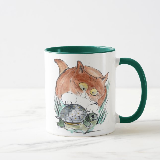 Schildkröte-Umbau - Kätzchen sagt, dass Sie es Tasse (Rechts)
