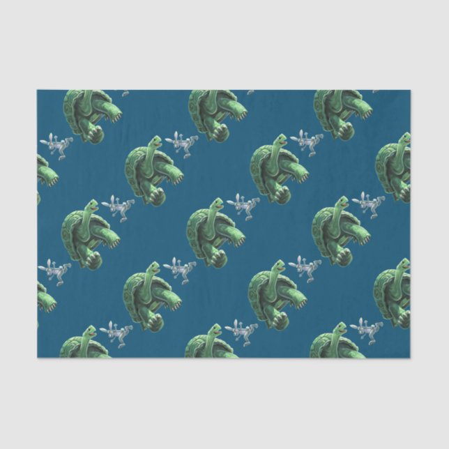 Schildkröte und die Hase-Kunst Seidenpapier (Vorderseite)