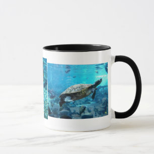 Schildkröte und Fischschrot Tasse