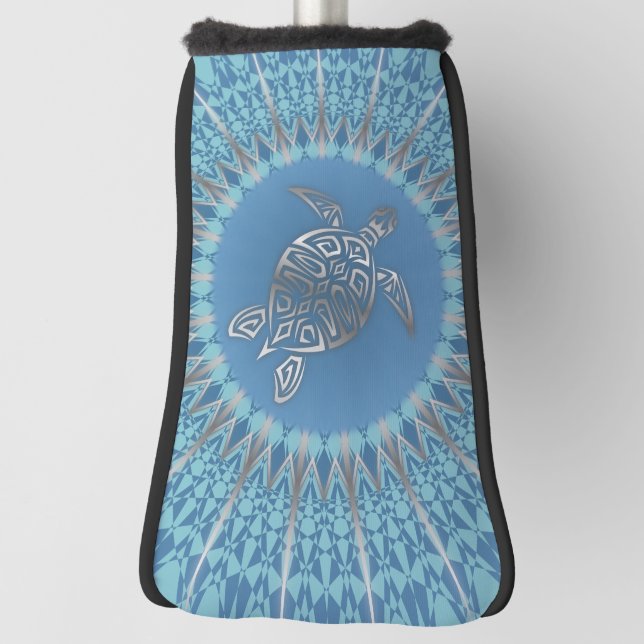 Schildkröte und Mandala Maritime Golf Headcover (Rotieren 90)