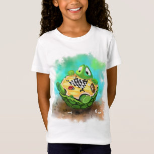 Schildkröte und Marienkäfer spielen Schach T-Shirt