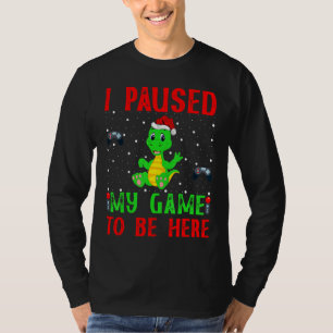 Schildkröte und Videospiel-Fan Ich pausierte mein  T-Shirt