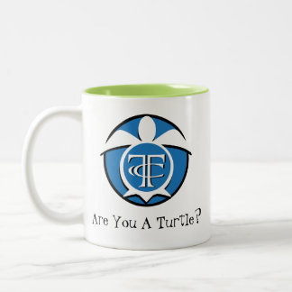 Schildkröte-Verein-Tasse Zweifarbige Tasse