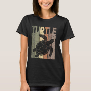 Schildkröte Vintage Meeresschildkröte Retro Herpet T-Shirt