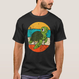 Schildkröte Vintage Retro T-Shirt
