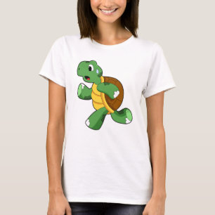 Schildkröte wie Jogger beim Laufen T-Shirt