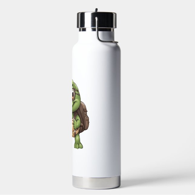 Schildkröte zurück zur Schule Trinkflasche (Links)