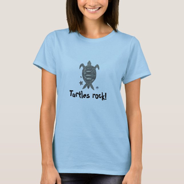 Schildkrötefelsen! T-Shirt (Vorderseite)
