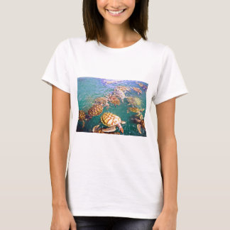 Schildkröten am Spiel T-Shirt