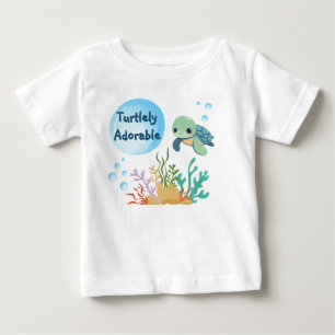 Schildkröten-Babyschildkröte Turtley Liebenswert Baby T-shirt