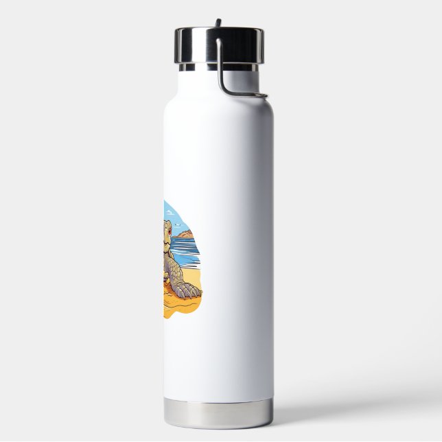Schildkröten-Carton-Strand Trinkflasche (Links)