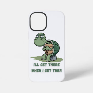 Schildkröten-Cartoon-T-Shirt iPhone 12 Mini Hülle