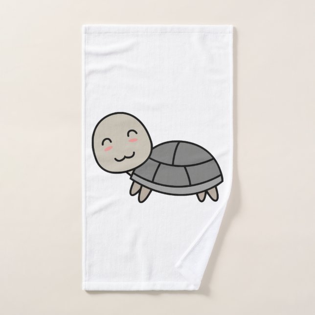 Schildkröten-Comic-Tier Handtuch (Handtuch)