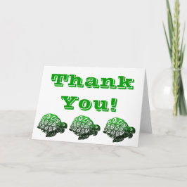 Schildkröten Danke, Card Dankeskarte