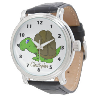 Schildkröten-Design Personalized Armbanduhr