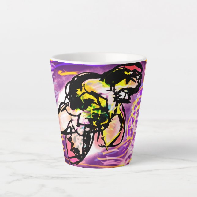 Schildkröten-Edelstein Milchtasse (Vorderseite)