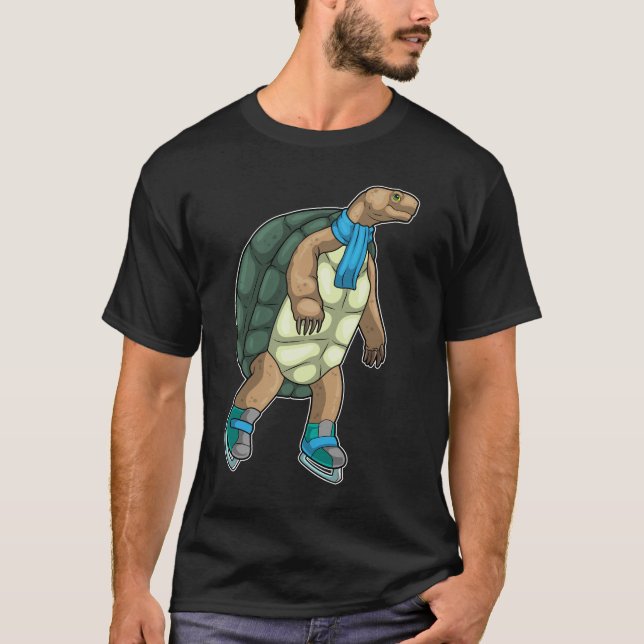 Schildkröten Eiskunstlauf Eiskunstlauf T-Shirt (Vorderseite)
