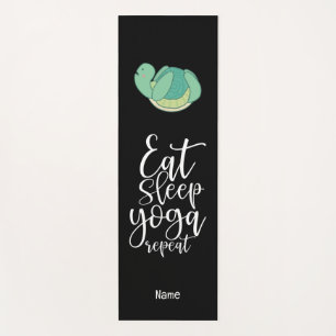 Schildkröten essen Schlaf Yoga Wiederholung für Ti Yogamatte