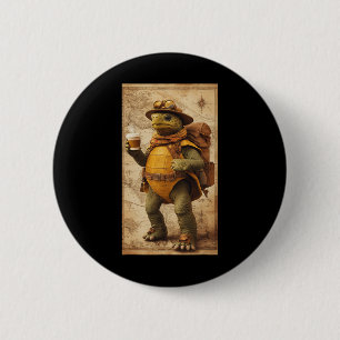 Schildkröten Explorer Abenteuer Wandern Reisen Nat Button