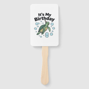 Schildkröten-Geburtstags-Shirt-Design_1 Fächer