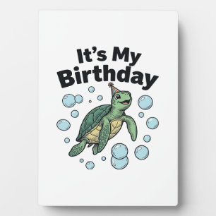 Schildkröten-Geburtstags-Shirt-Design_1 Fotoplatte