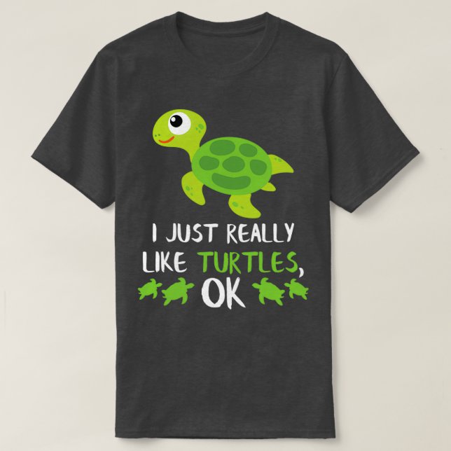 Schildkröten Geschenk Meeresschildkröten Strand Ge T-Shirt (Design vorne)