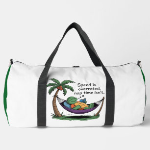 Schildkröten-Hängematten-Schlafenszeit Überbewerte Duffle Bag