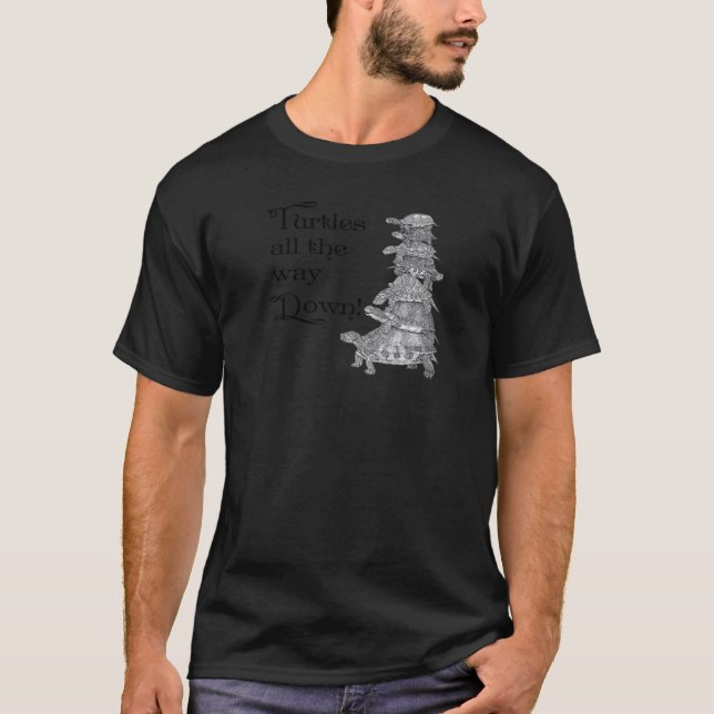 Schildkröten im Retro-Stil T-Shirt (Vorderseite)
