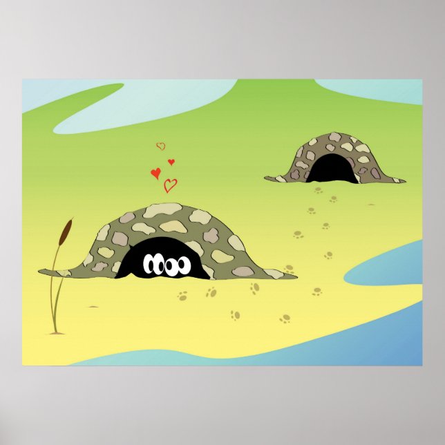 Schildkröten in Liebe Poster (Vorne)