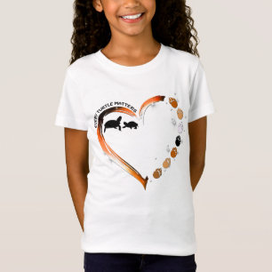 Schildkröten Jede Schildkröte zählt Golden Heart P T-Shirt