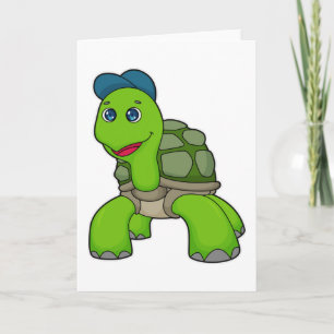 Schildkröten-Kappe Karte
