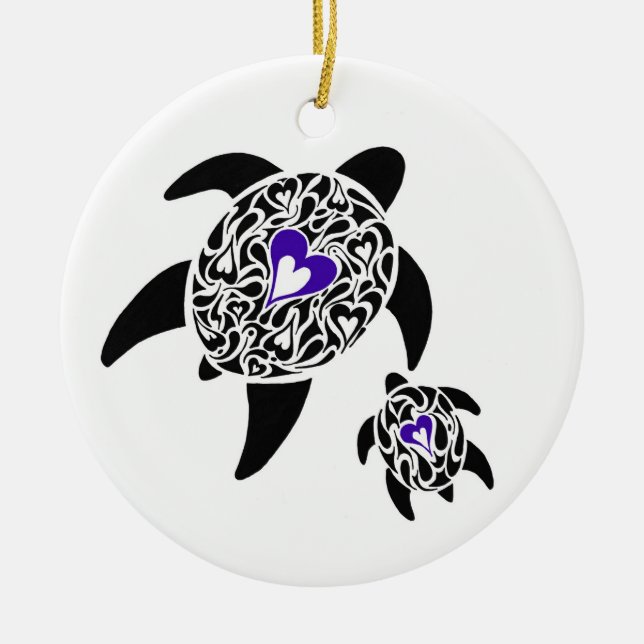 SCHILDKRÖTEN KERAMIKORNAMENT (Vorne)