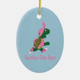 Schildkröten laufen keramik ornament