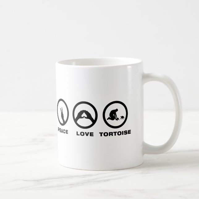 Schildkröten-Liebhaber Kaffeetasse (Rechts)