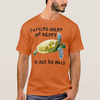 Schildkröten machen mich glücklich T-Shirt