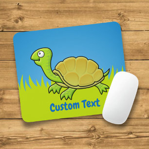 Schildkröten-Mauspad mit Cartoon-Motiv Mousepad