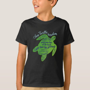Schildkröten Meeresschildkröten Meereswelt Geschen T-Shirt