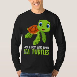 Schildkröten Natur Wildtiere Schutz niedlich T-Shirt