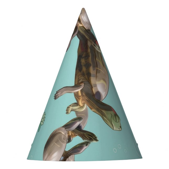 Schildkröten Partyhütchen (Vorderseite)